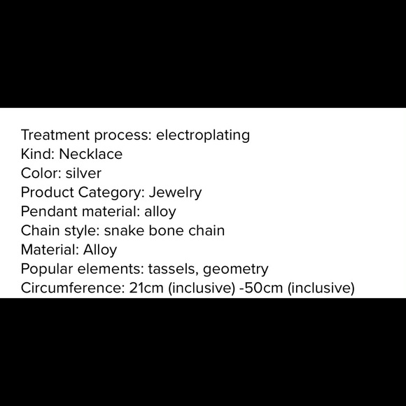 ✨Triangular Pull Necklace ✨ - Picture 7 of 7